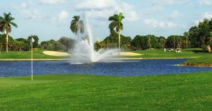 Riego de campos de golf con agua con ozono