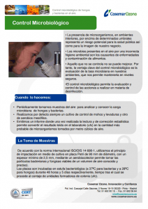 Muestra control biológico prueba gratuita Cosemar Ozono