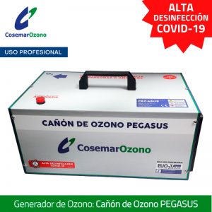 Cañón de Ozono PEGASUS - generador de ozono uso profesional, alta desinfección