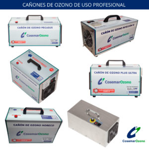 Cañones de Ozono de Uso Profesional de Cosemar Ozono