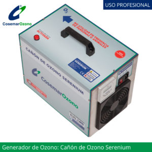 Cañón de Ozono-Serenium, uso profesional de Cosemar Ozono